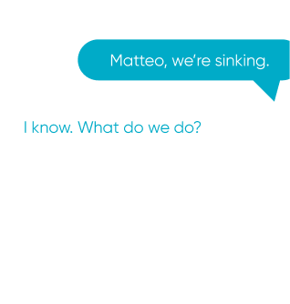 A text message conversation